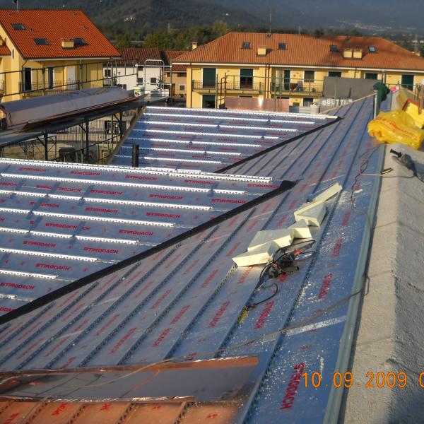 Isolamento copertura con Stirodach